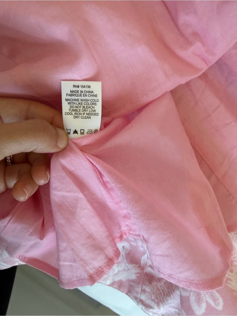 Staud NWT 0 Wells Mini Dress in Pink Cherry Blossom Ivory Toile - Picture 8 of 8
